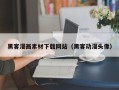 三亚黑客漫画素材下载网站（黑客动漫头像）